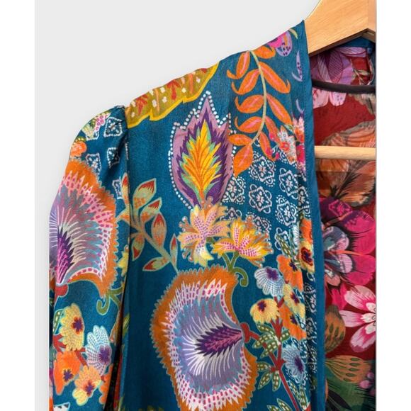 Johnny Was Lapham Ryder Reversible Coat Size Small - Picture 9 of 16